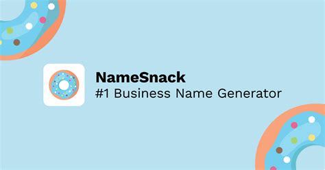 charity business name generator|NameSnack .